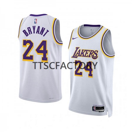Los Angeles Lakers Kobe Bryant 24 Nike 2022-23 Association Edition Valkoinen Miesten Pelipaidat Swingman